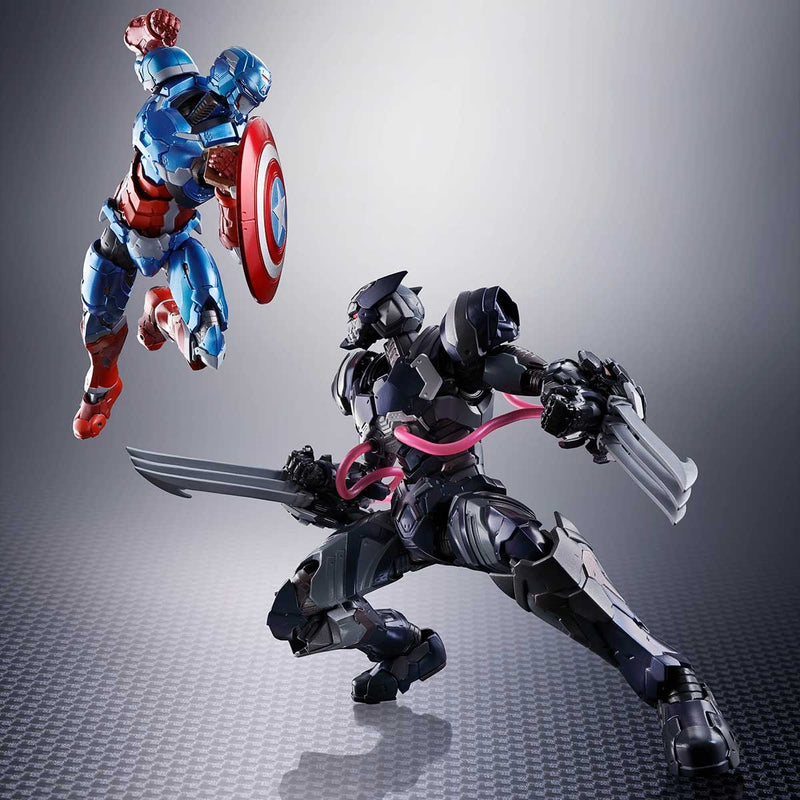 Load image into Gallery viewer, Bandai - S.H.Figuarts - Tech-On Avengers: Venom Symbiote Wolverine
