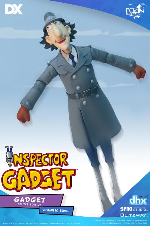 Blitzway - MEGAHERO Inspector Gadget: Inspector Gadget Deluxe Figure Set