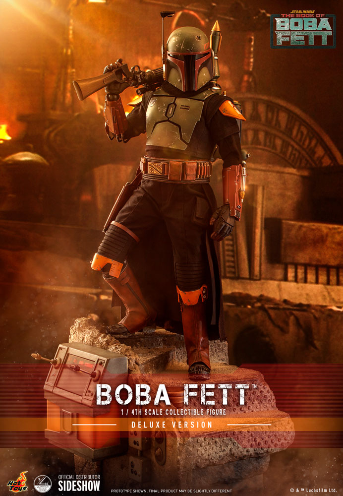 Load image into Gallery viewer, Hot Toys - Star Wars - The Book of Boba Fett - Boba Fett (Deluxe Version) Quarter Scale
