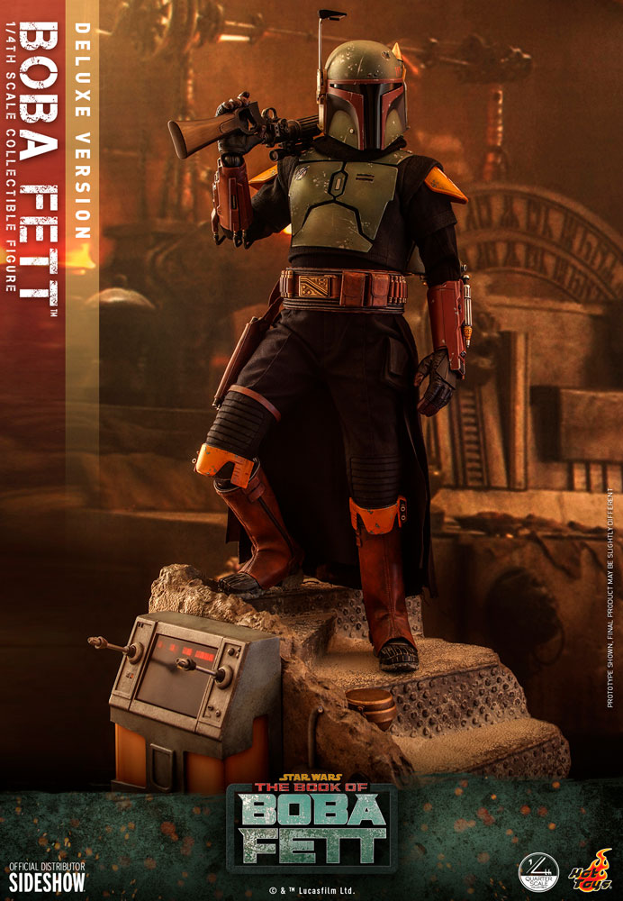 Load image into Gallery viewer, Hot Toys - Star Wars - The Book of Boba Fett - Boba Fett (Deluxe Version) Quarter Scale
