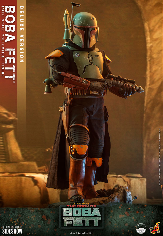 Load image into Gallery viewer, Hot Toys - Star Wars - The Book of Boba Fett - Boba Fett (Deluxe Version) Quarter Scale
