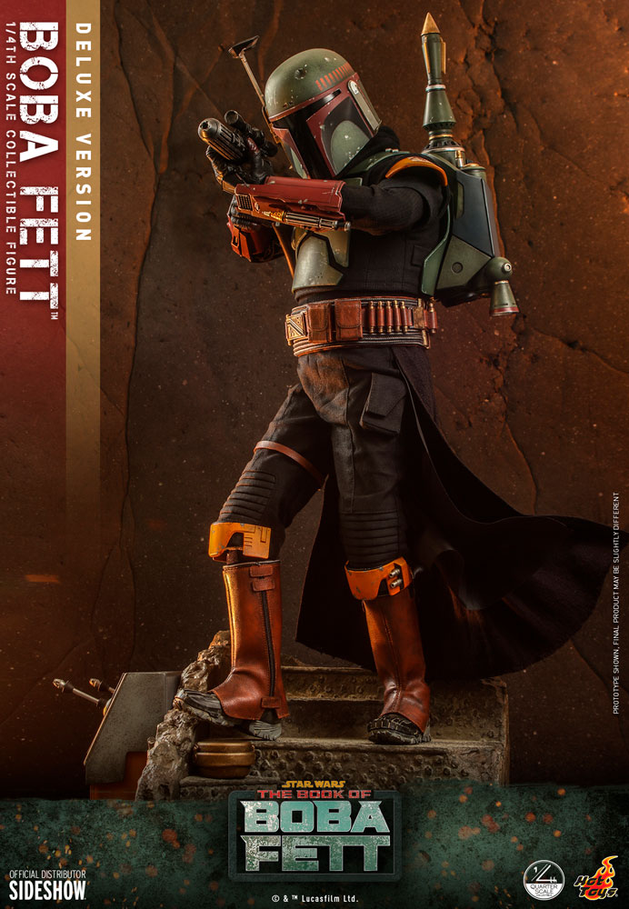 Load image into Gallery viewer, Hot Toys - Star Wars - The Book of Boba Fett - Boba Fett (Deluxe Version) Quarter Scale
