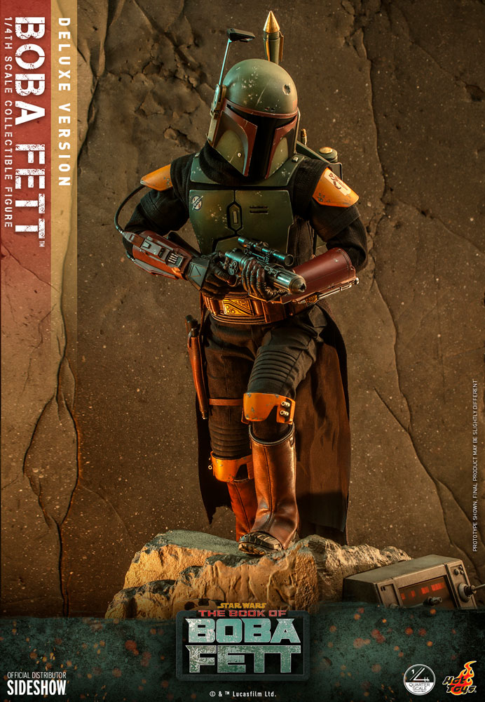 Load image into Gallery viewer, Hot Toys - Star Wars - The Book of Boba Fett - Boba Fett (Deluxe Version) Quarter Scale
