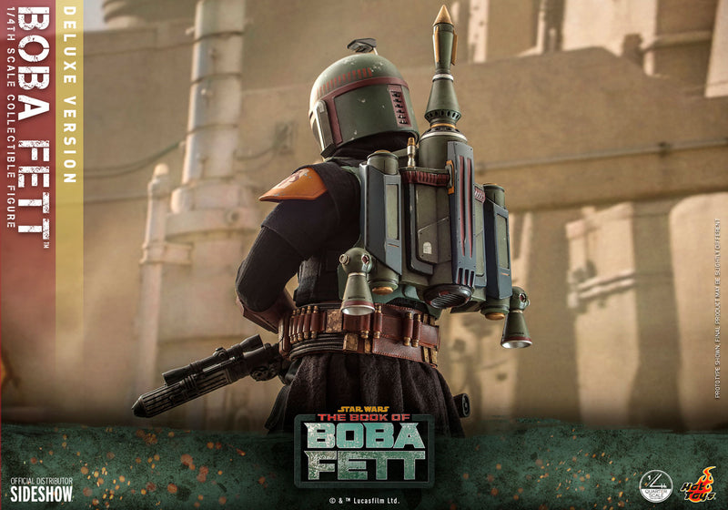 Load image into Gallery viewer, Hot Toys - Star Wars - The Book of Boba Fett - Boba Fett (Deluxe Version) Quarter Scale
