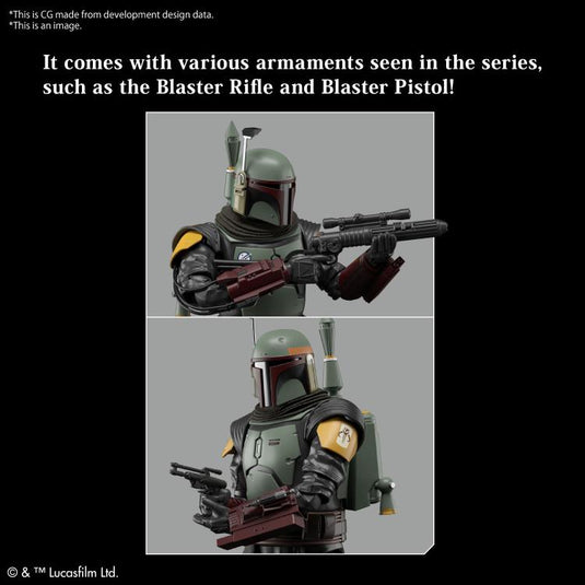 Bandai - Star Wars Model - Boba Fett (The Mandalorian) 1/12 Scale