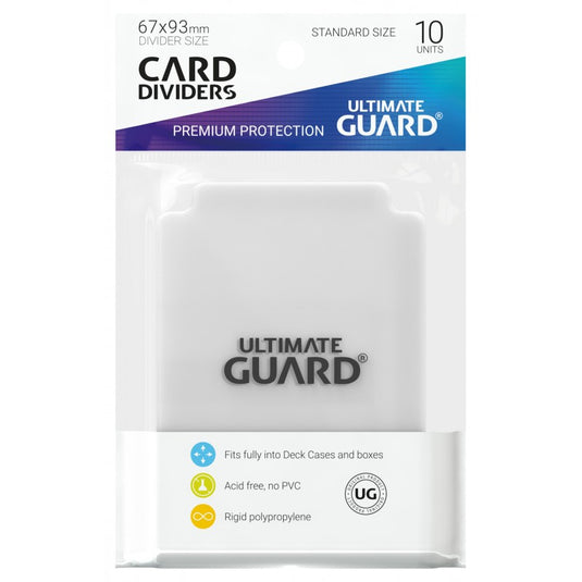 Ultimate Guard - Card Dividers 10 Units - Transparent