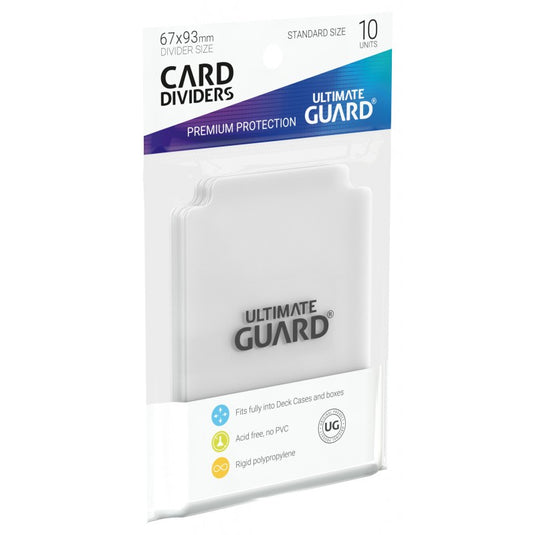 Ultimate Guard - Card Dividers 10 Units - Transparent