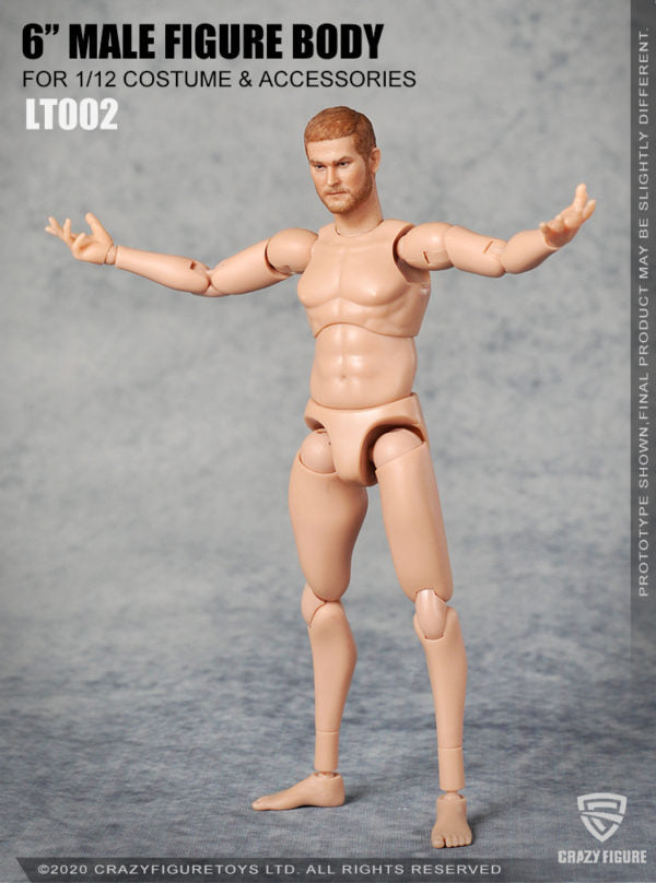 Load image into Gallery viewer, Crazy Figure - 1/12 Multi Joint Movable Male Body without Neck
