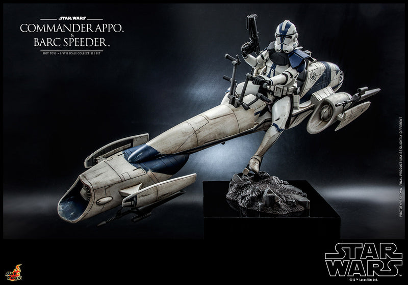 Load image into Gallery viewer, Hot Toys - Star Wars: The Clone Wars - Commander Appo with BARC Speeder
