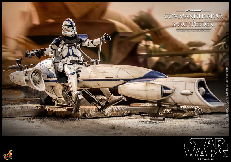 Load image into Gallery viewer, Hot Toys - Star Wars: The Clone Wars - Commander Appo with BARC Speeder
