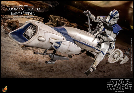 Hot Toys - Star Wars: The Clone Wars - Commander Appo with BARC Speeder