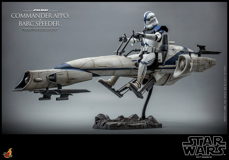 Load image into Gallery viewer, Hot Toys - Star Wars: The Clone Wars - Commander Appo with BARC Speeder
