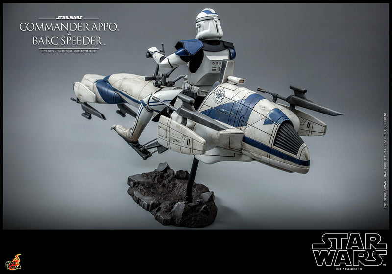 Load image into Gallery viewer, Hot Toys - Star Wars: The Clone Wars - Commander Appo with BARC Speeder
