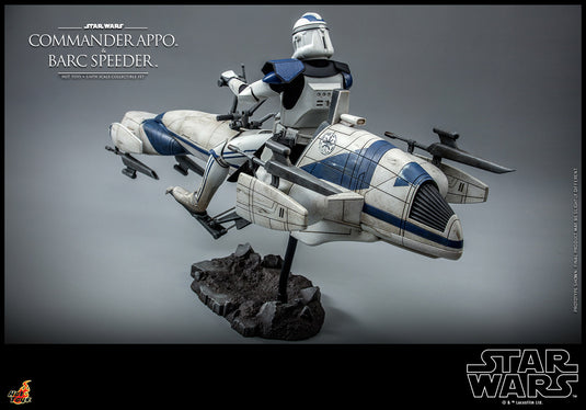 Hot Toys - Star Wars: The Clone Wars - Commander Appo with BARC Speeder