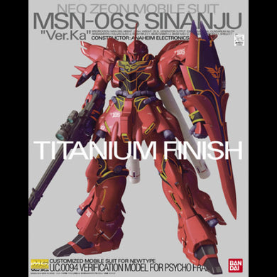 Master Grade 1/100 - MSN-06S Sinanju Ver. Ka. [Titanium Finish]