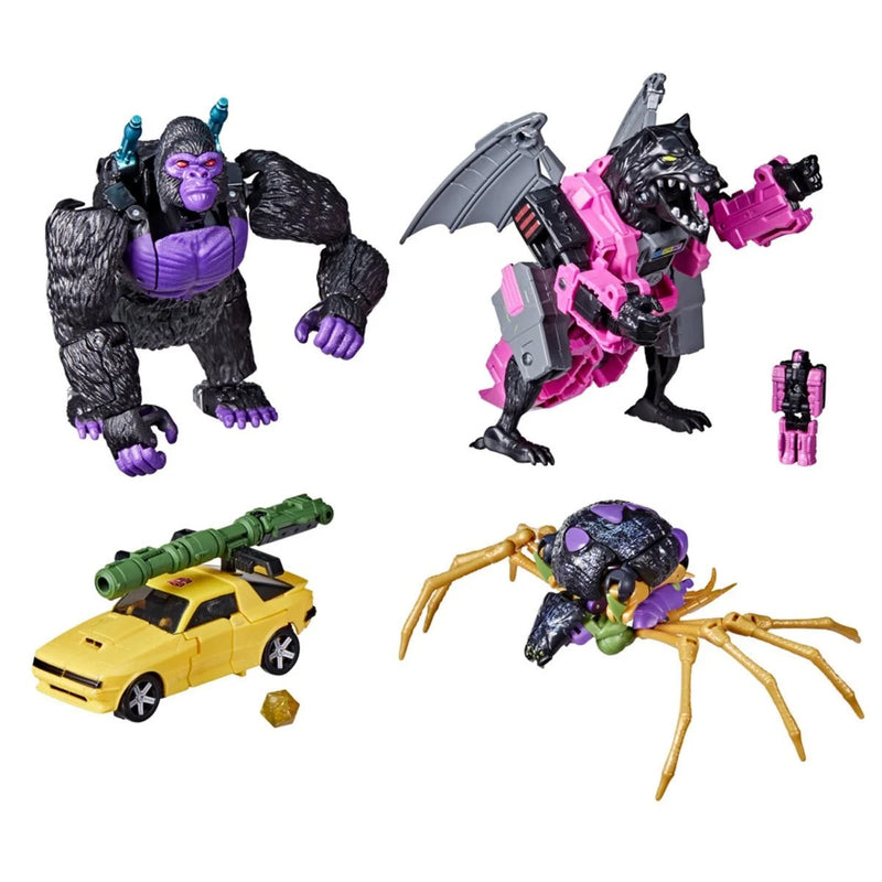 Load image into Gallery viewer, Transformers War for Cybertron Trilogy: Buzzworthy Bumblebee - Worlds Collide Set of 4
