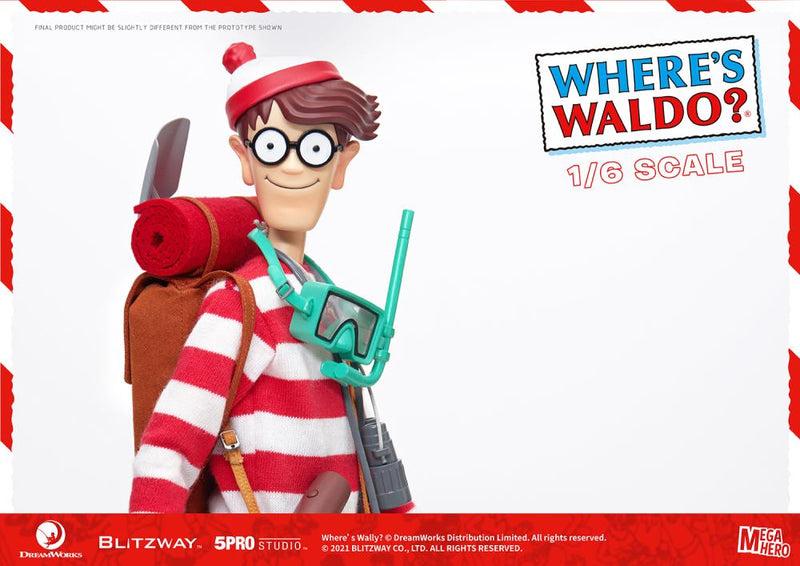 Load image into Gallery viewer, Blitzway - MEGAHERO Where&#39;s Waldo: Waldo 1/6 Scale Figure
