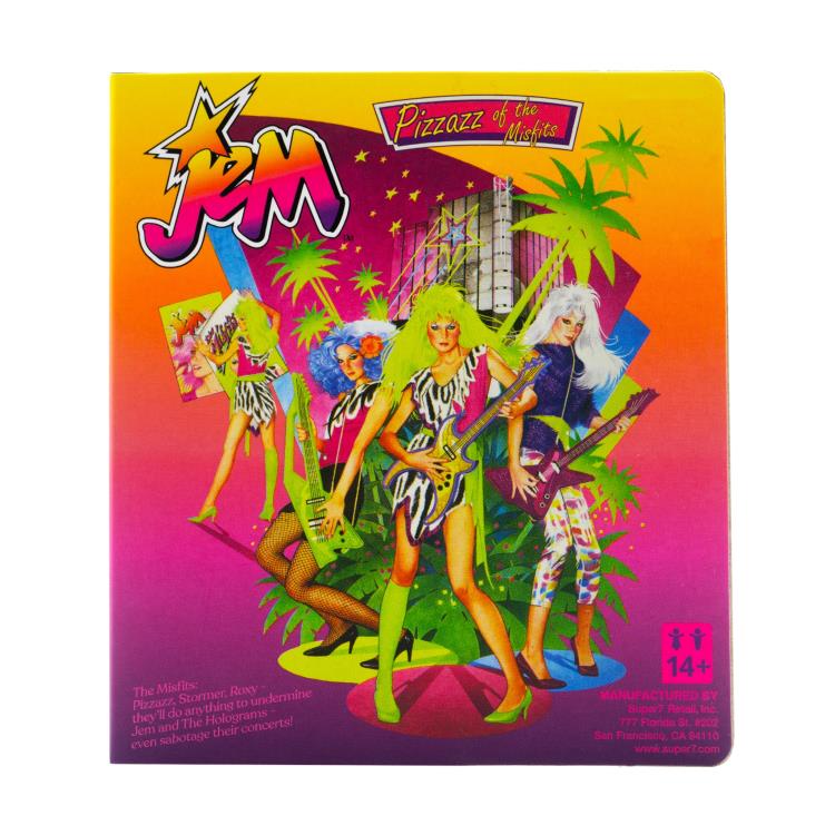 Load image into Gallery viewer, Super 7 - Jem and the Holograms ReAction: Pizzazz (Neon Retro Box) SDCC 2022 Exclusive
