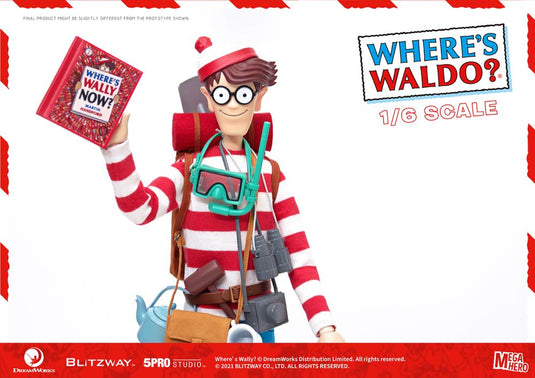 Blitzway - MEGAHERO Where's Waldo: Waldo 1/6 Scale Figure