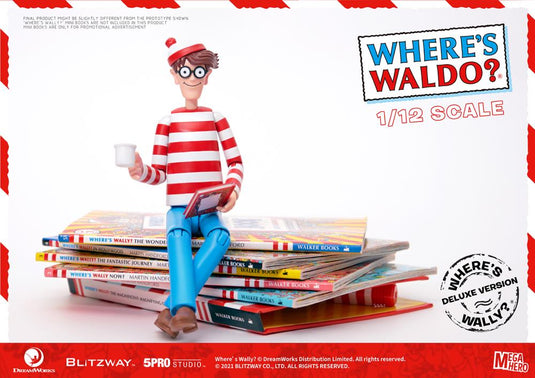 Blitzway - MEGAHERO Where's Waldo: Waldo Deluxe 1/12 Scale Figure