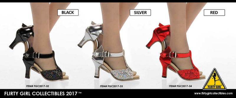 Load image into Gallery viewer, Flirty Girl - Peep-toe High Heel Shoes - Silver
