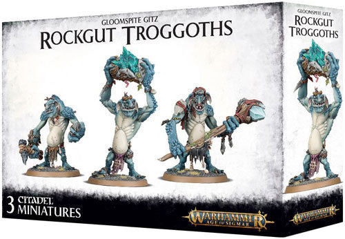 Load image into Gallery viewer, GWS - Warhammer Age of Sigmar - Gloomspite Gitz - Rockgut Troggoths
