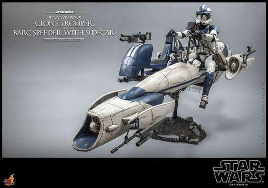 Hot Toys - Star Wars: The Clone Wars - Heavy Weapons Clone Trooper and BARC Speeder with Sidecar