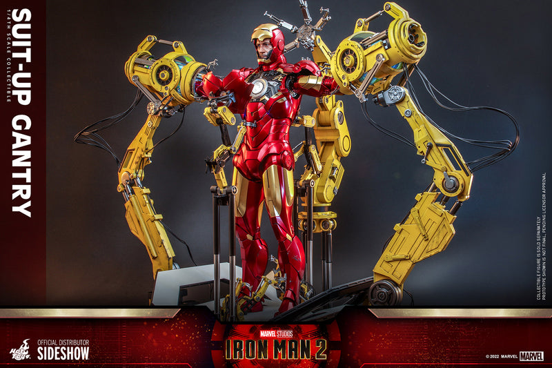 Load image into Gallery viewer, Hot Toys - Iron Man 2 - 1/4 Scale Iron Man Suit-Up Gantry
