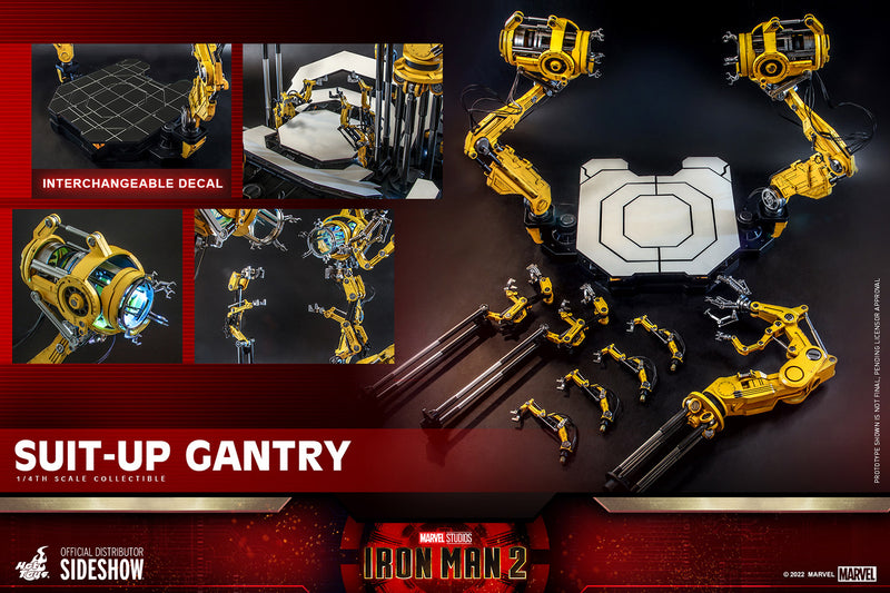 Load image into Gallery viewer, Hot Toys - Iron Man 2 - 1/4 Scale Iron Man Suit-Up Gantry
