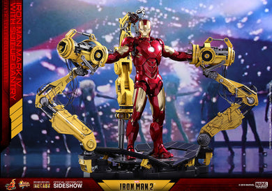 Hot Toys - Iron Man 2 - Iron Man Mark IV Diecast Movie Masterpiece with Suit-Up Gantry