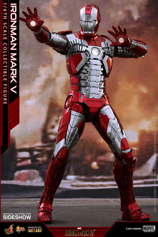 Hot Toys - Iron Man 2 -  Iron Man Mark V Diecast Movie Masterpiece