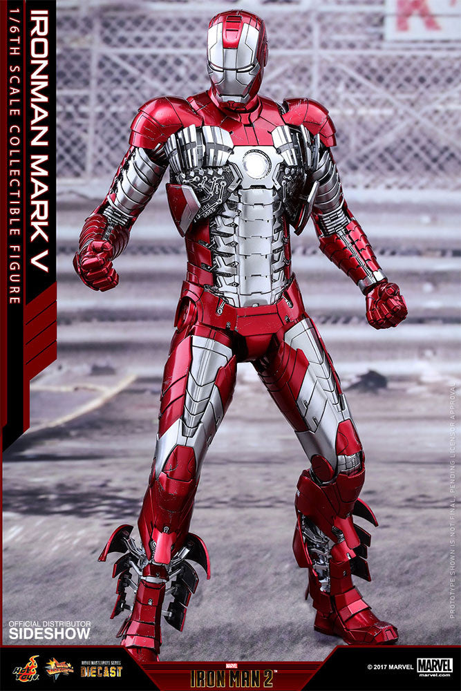 Load image into Gallery viewer, Hot Toys - Iron Man 2 -  Iron Man Mark V Diecast Movie Masterpiece
