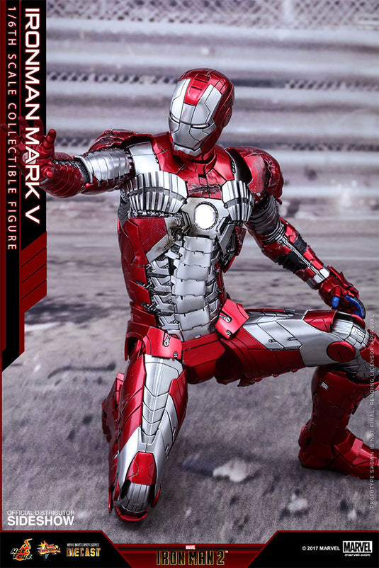 Hot Toys - Iron Man 2 -  Iron Man Mark V Diecast Movie Masterpiece