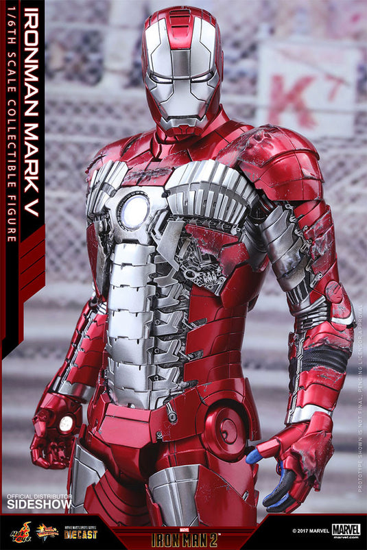 Hot Toys - Iron Man 2 -  Iron Man Mark V Diecast Movie Masterpiece