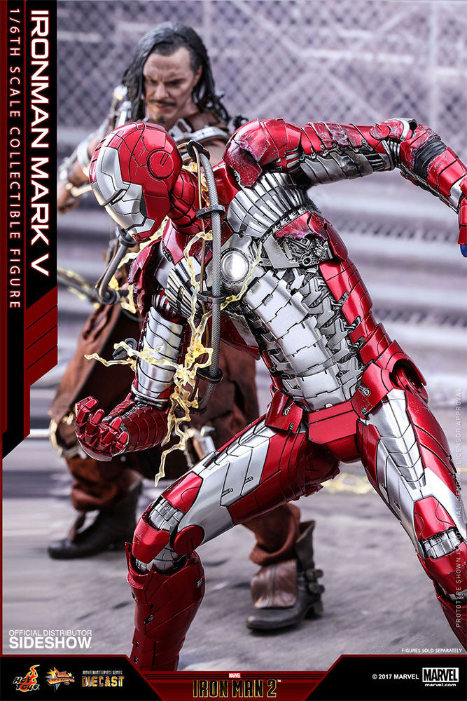 Load image into Gallery viewer, Hot Toys - Iron Man 2 -  Iron Man Mark V Diecast Movie Masterpiece
