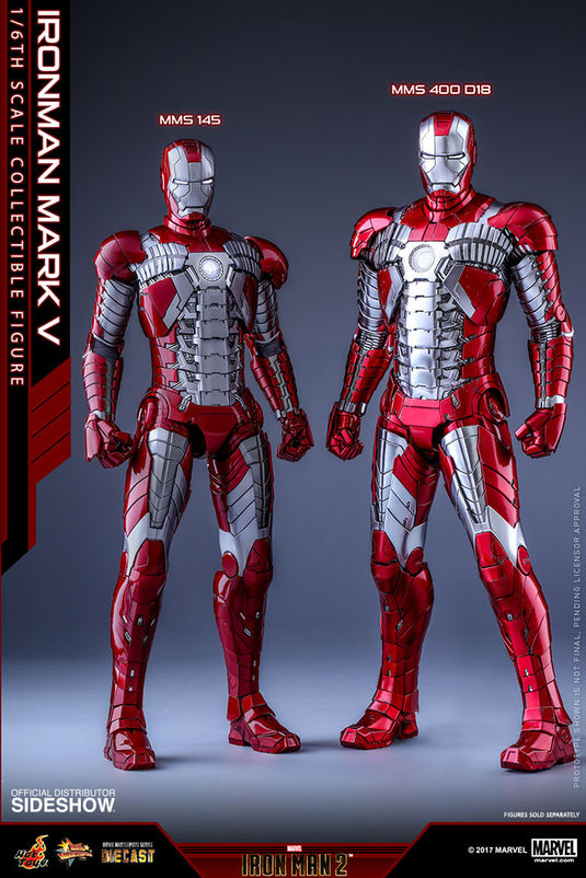 Hot Toys - Iron Man 2 -  Iron Man Mark V Diecast Movie Masterpiece