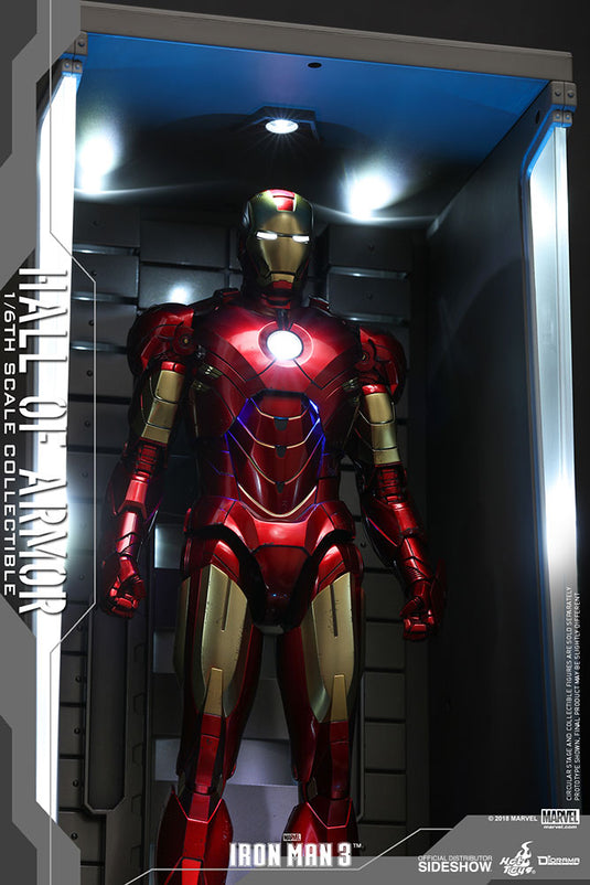 Hot Toys - Diorama Series - Iron Man 3: Hall of Armor Single