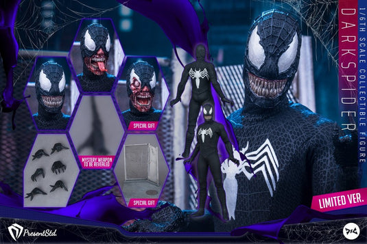 Present Studio X DJ Custom - Dark Spider Figure - Exclusive Version