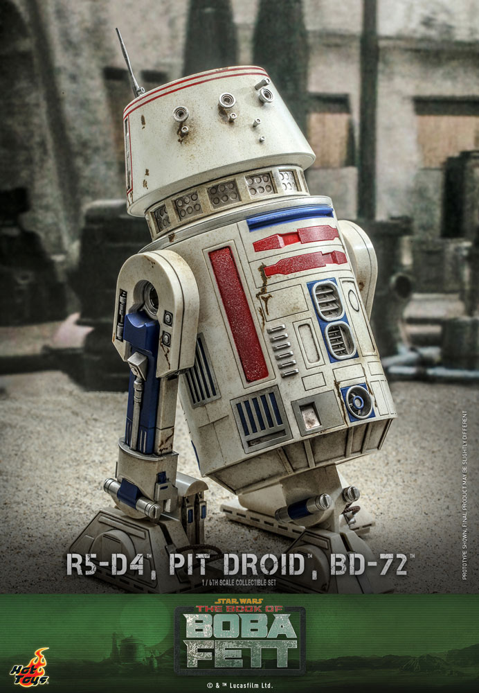 Load image into Gallery viewer, Hot Toys - Star Wars: The Book of Boba Fett - R5-D4, Pit Droid, and BD-72
