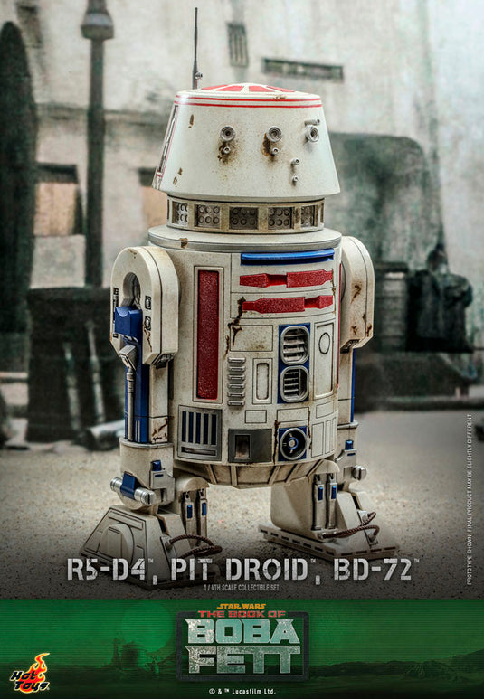 Hot Toys - Star Wars: The Book of Boba Fett - R5-D4, Pit Droid, and BD-72