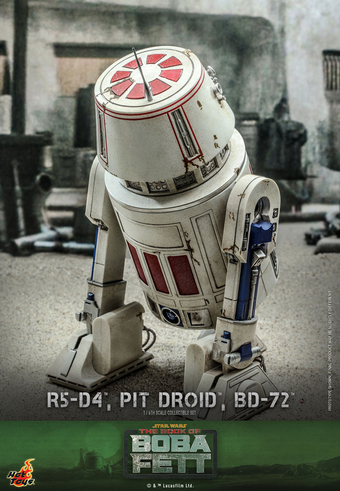 Load image into Gallery viewer, Hot Toys - Star Wars: The Book of Boba Fett - R5-D4, Pit Droid, and BD-72
