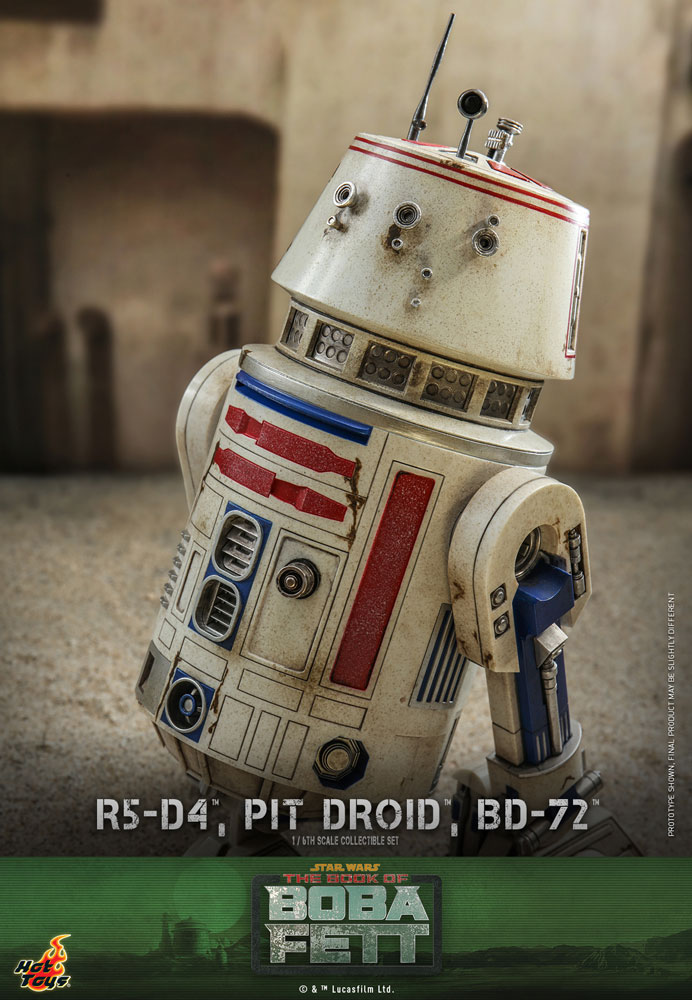 Load image into Gallery viewer, Hot Toys - Star Wars: The Book of Boba Fett - R5-D4, Pit Droid, and BD-72
