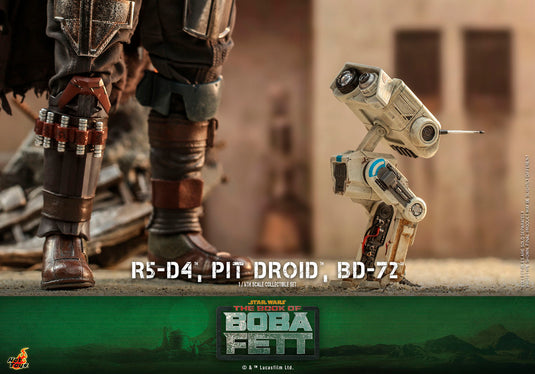 Hot Toys - Star Wars: The Book of Boba Fett - R5-D4, Pit Droid, and BD-72