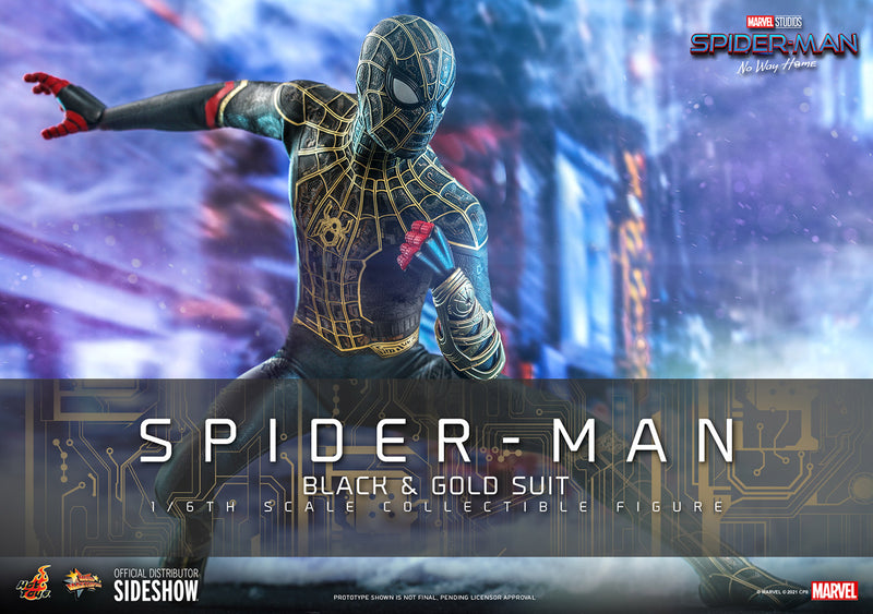 Load image into Gallery viewer, Hot Toys - Spider-Man: No Way Home: Spider-Man (Black &amp; Gold Suit)
