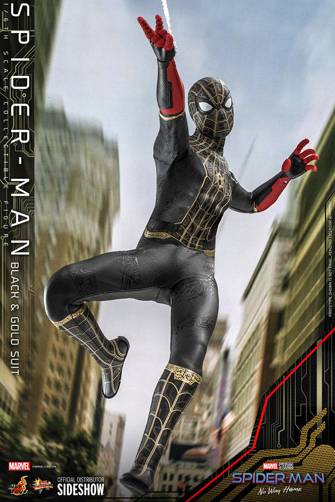 Load image into Gallery viewer, Hot Toys - Spider-Man: No Way Home: Spider-Man (Black &amp; Gold Suit)
