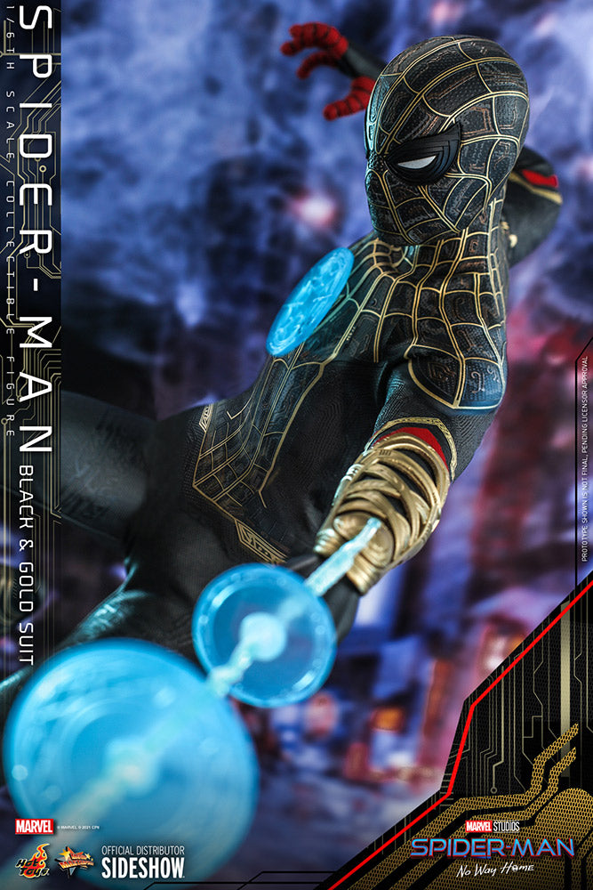 Load image into Gallery viewer, Hot Toys - Spider-Man: No Way Home: Spider-Man (Black &amp; Gold Suit)
