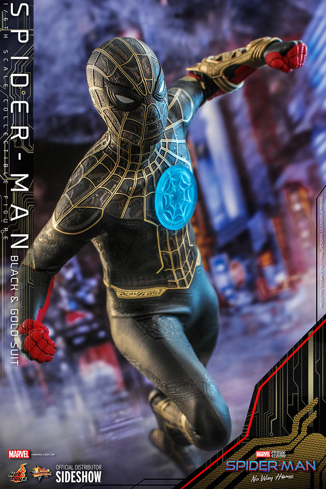 Load image into Gallery viewer, Hot Toys - Spider-Man: No Way Home: Spider-Man (Black &amp; Gold Suit)
