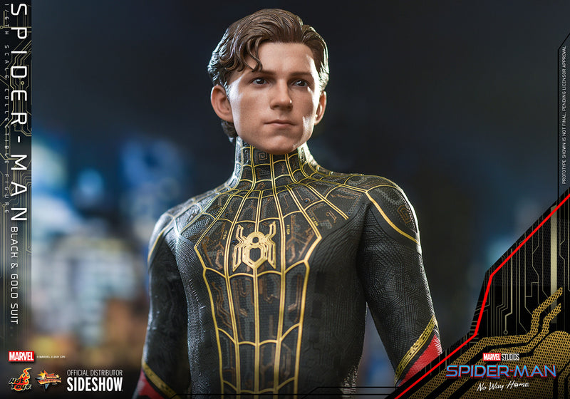 Load image into Gallery viewer, Hot Toys - Spider-Man: No Way Home: Spider-Man (Black &amp; Gold Suit)
