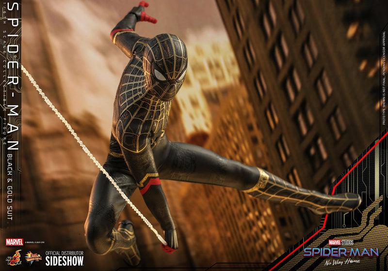 Load image into Gallery viewer, Hot Toys - Spider-Man: No Way Home: Spider-Man (Black &amp; Gold Suit)
