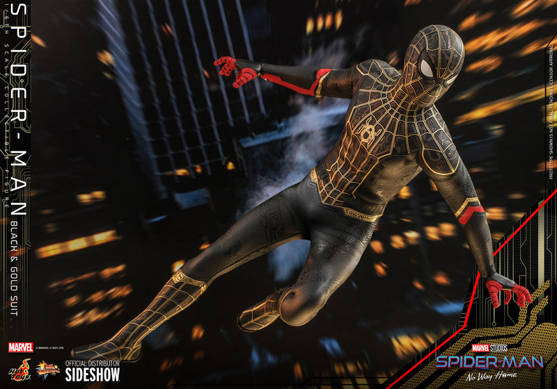 Load image into Gallery viewer, Hot Toys - Spider-Man: No Way Home: Spider-Man (Black &amp; Gold Suit)
